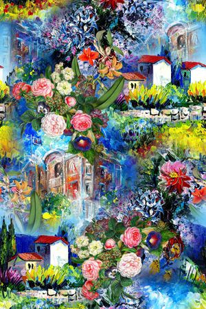 油画印花华亿平台图片