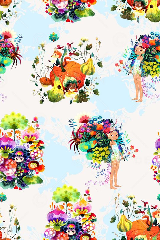 趣味印花华亿平台图片