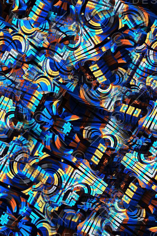 抽象印花华亿平台图片