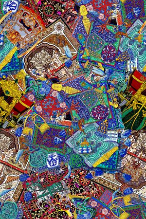 民族风印花华亿平台图片