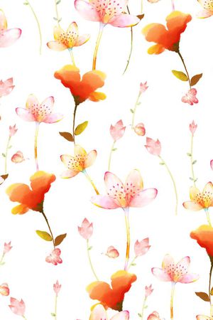 玉兰花印花华亿平台图片