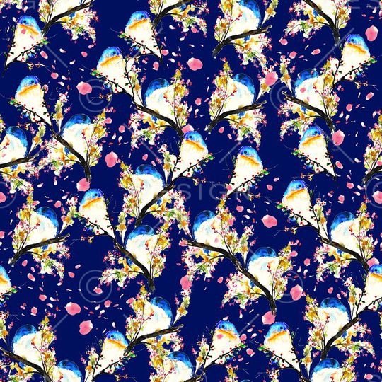 鸟印花华亿平台图片