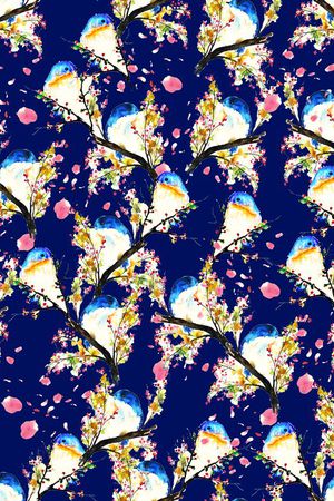 鸟印花华亿平台图片