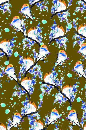 鸟印花华亿平台图片