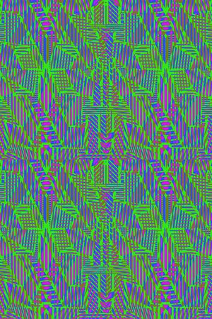 不规则几何印花华亿平台图片