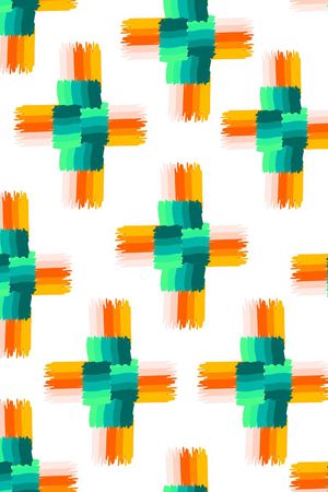 渐变色块印花华亿平台图片