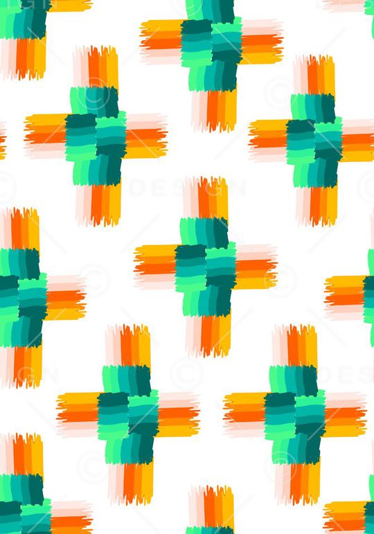 渐变色块印花华亿平台图片