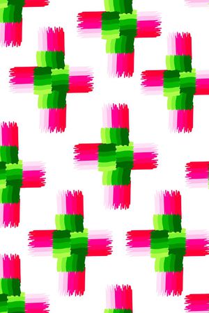 渐变色块印花华亿平台图片