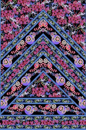 民族风印花华亿平台图片