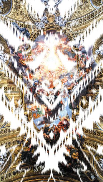 653521-教堂印花-A