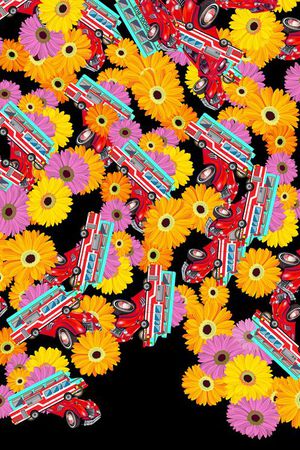 菊花印花华亿平台图片