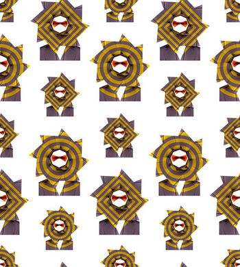 653708-几何抽象人物花卉2