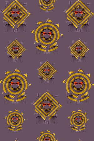 几何印花华亿平台图片