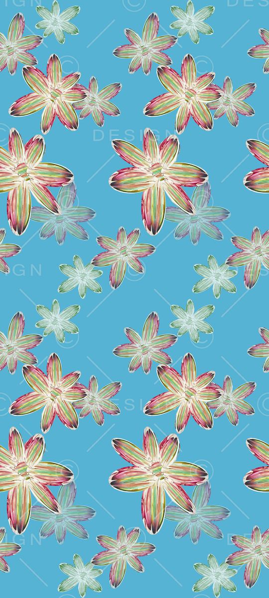 风格花卉印花华亿平台图片