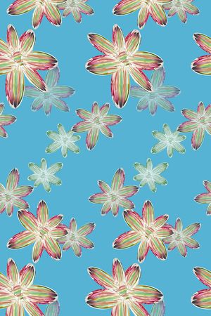 风格花卉印花华亿平台图片