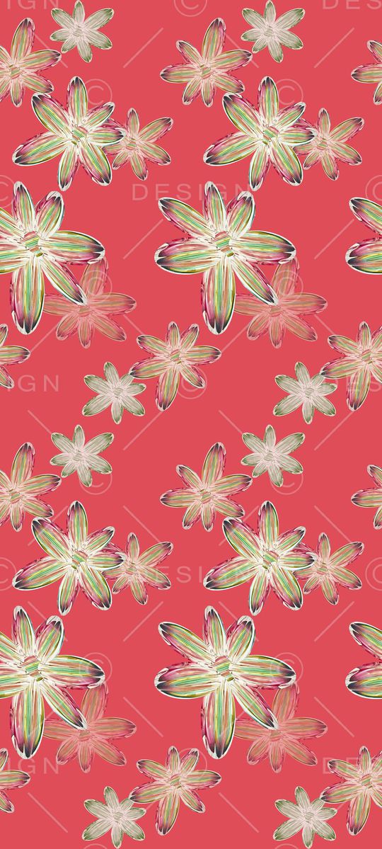 风格花卉印花华亿平台图片