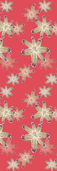 风格花卉印花华亿平台图片