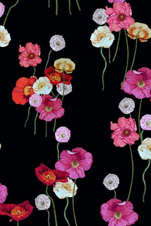 花卉。花朵印花华亿平台图片