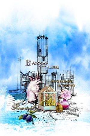 中老年女装印花华亿平台图片