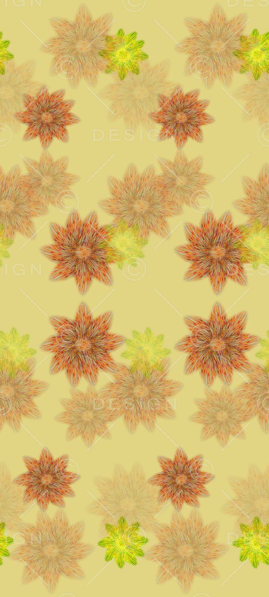 创意花卉印花华亿平台图片