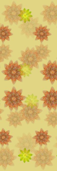 创意花卉印花华亿平台图片