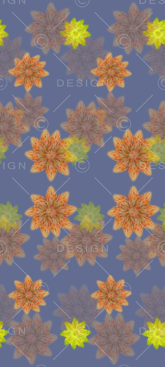 创意花卉印花华亿平台图片