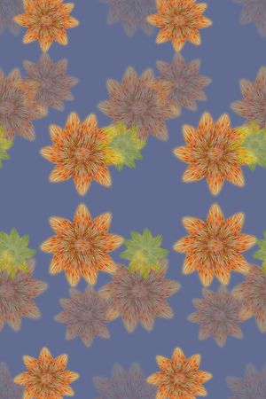 创意花卉印花华亿平台图片