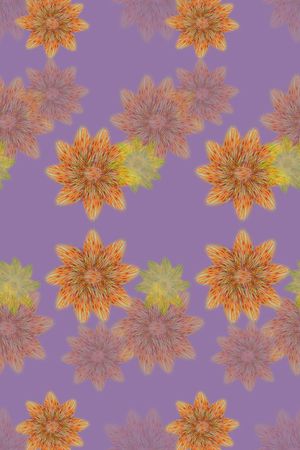 创意花卉印花华亿平台图片