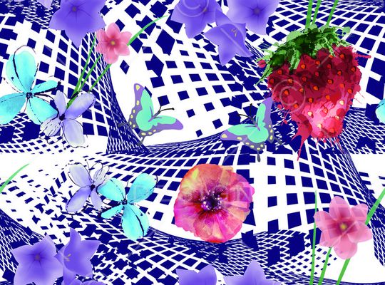 莫妮卡-女装华亿平台印花华亿平台图片