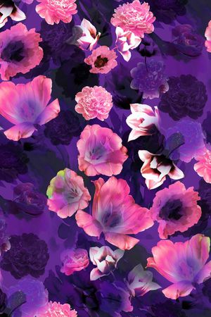 花朵印花华亿平台图片