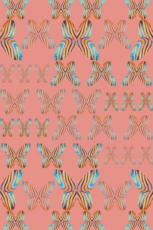 创意花卉印花华亿平台图片