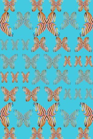 创意花卉印花华亿平台图片