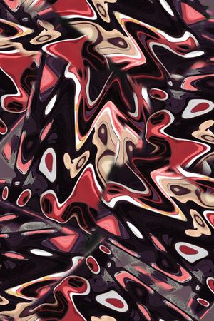 抽象彩绘印花华亿平台图片