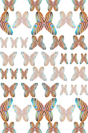 创意花卉印花华亿平台图片