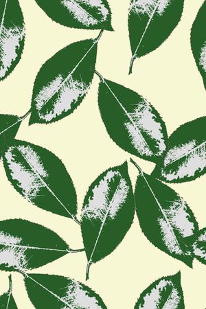 绿叶印花华亿平台图片