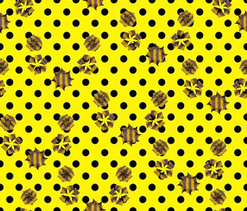 653961-几何抽象人物花卉3