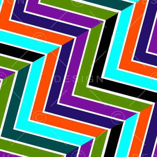 不规则几何印花华亿平台图片