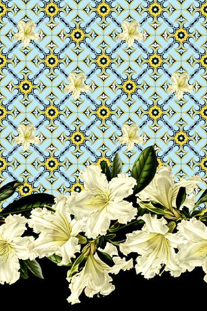 几何印花华亿平台图片