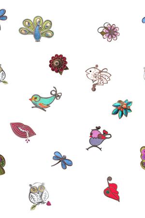 嘴唇印花华亿平台图片