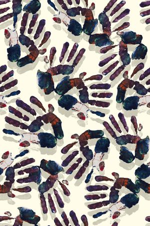 抽象印花华亿平台图片