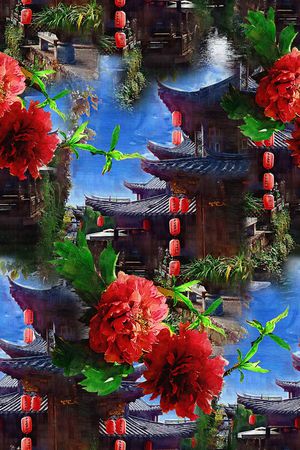 民族风印花华亿平台图片