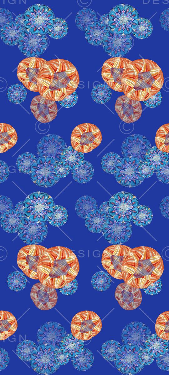 风格花卉印花华亿平台图片