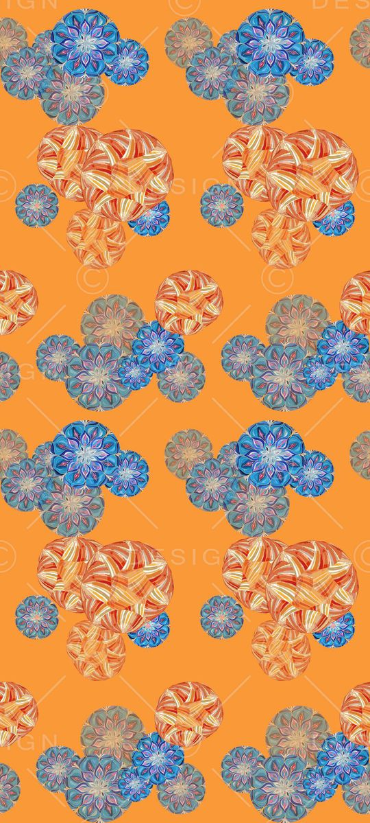 风格花卉印花华亿平台图片