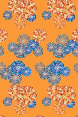 风格花卉印花华亿平台图片