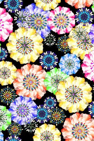 昆虫花卉印花华亿平台图片