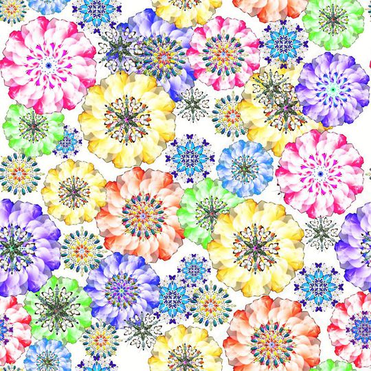 昆虫花卉印花华亿平台图片