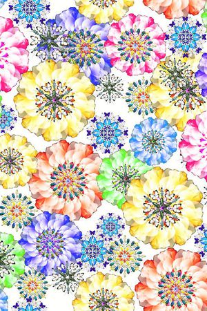 昆虫花卉印花华亿平台图片