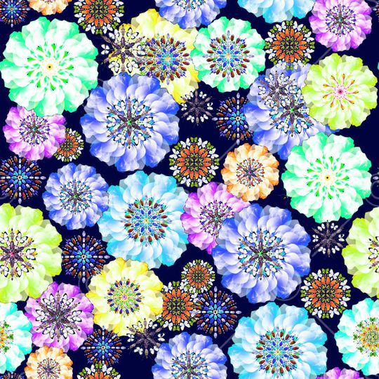 昆虫花卉印花华亿平台图片