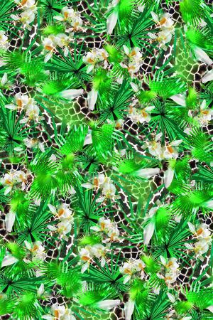 长颈鹿印花华亿平台图片