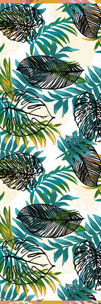 棕榈叶印花华亿平台图片